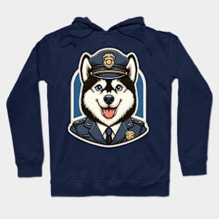 Husky Police Hoodie